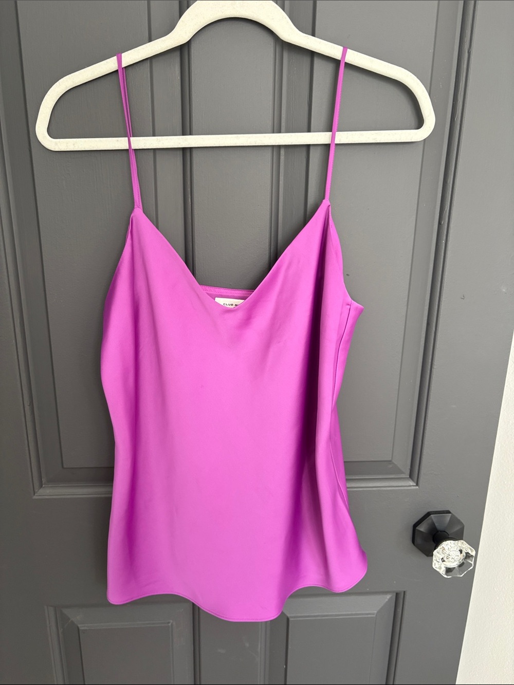 Club Monaco Bright Magenta Spaghetti Strap Tank